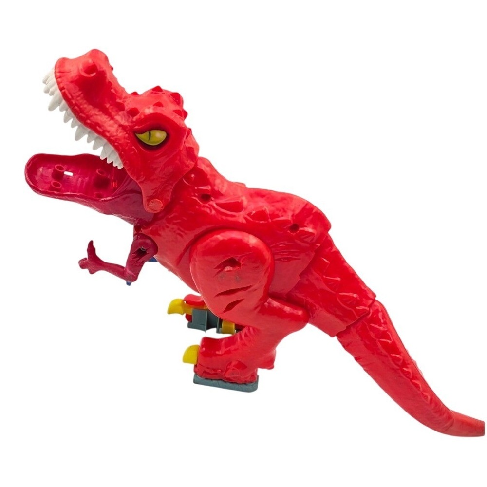 Hot Wheels T-Rex Takedown Replacement Red Dinosaur Figure T-Rex Only Toy O5